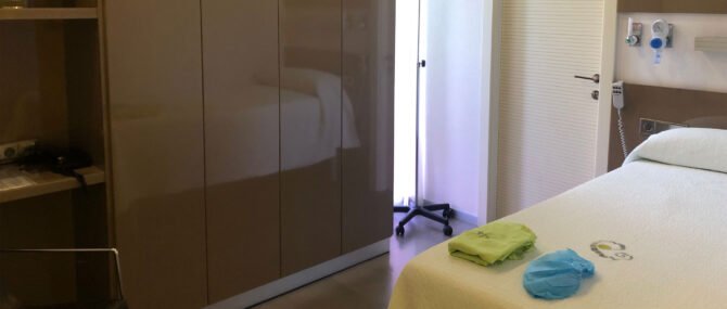 Imagen: Box de recuperació de Next Fertility Murcia
