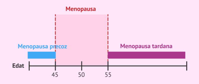Imagen: Inicio menopausa