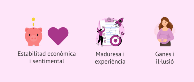 Imagen: Quins beneficis aporta ser mare a partir dels 30?